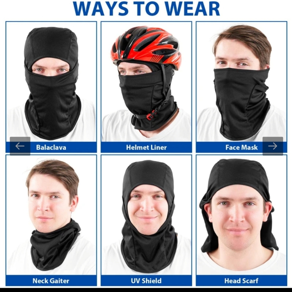 🆕 Sheverch Balaclava Unisex Purple Face/Ski Mask Motorcycle, Cycling, NEW - Picture 7 of 7